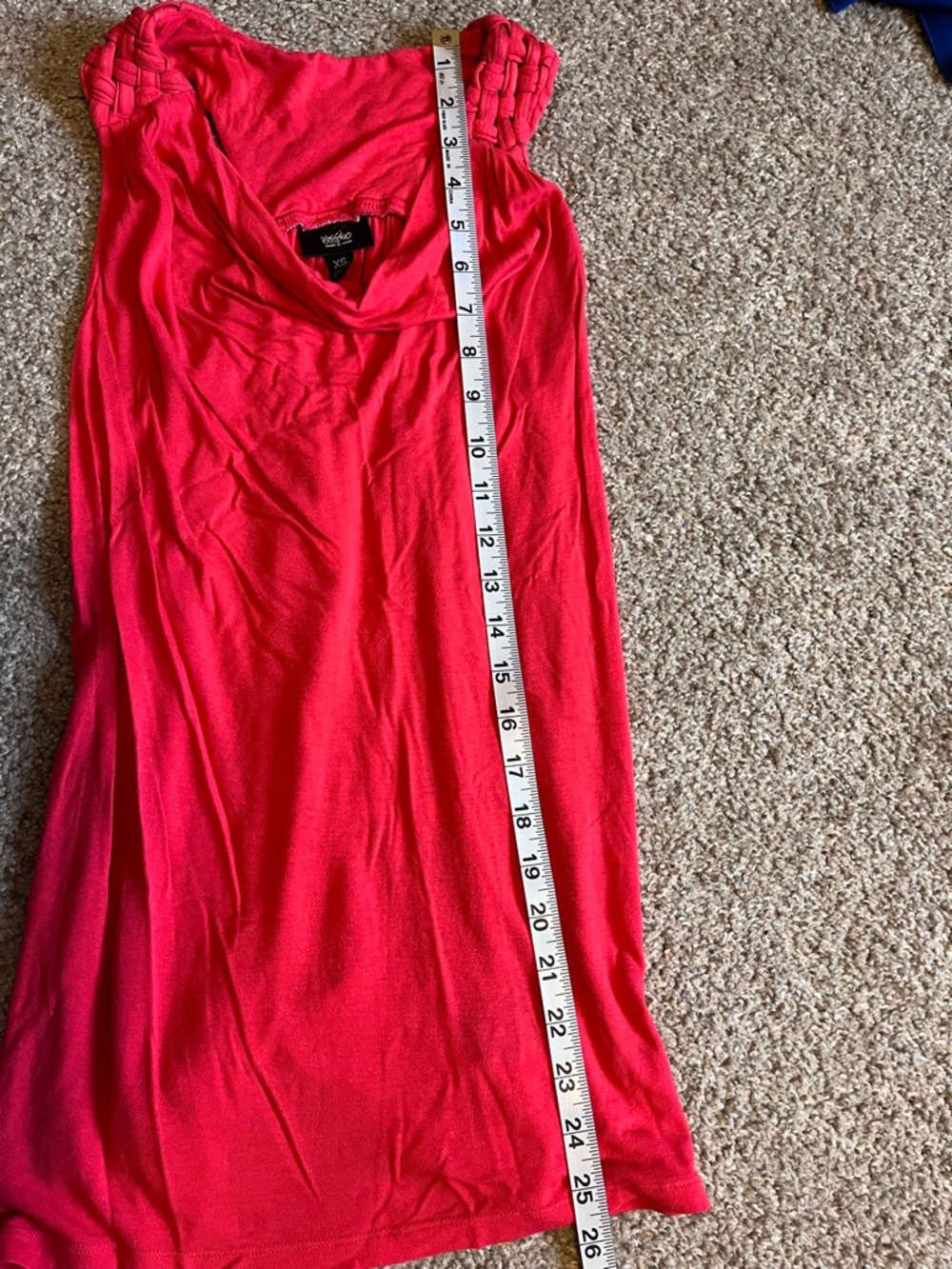 Mossimo Women's Pink Cowl Neck Blouse Size XS - Picture 4 of 6